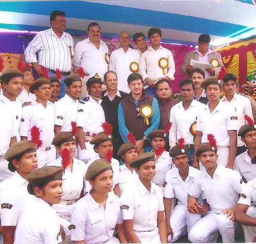 NCC Cadets with Dr. Sidhanta Mahapatra NCC Cadets with Dr. Sidhanta Mahapatra